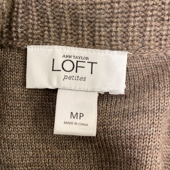 Ann Taylor LOFT Brown Day Sheath Short Sleeve Dress - Picture 5 of 6